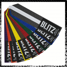 Colored Belts White Stripe-Cinture con Striscia Bianca
