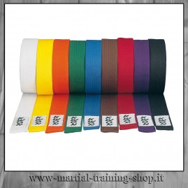 Cinture Arti Marziali Singole Colorate di Alta Qualità