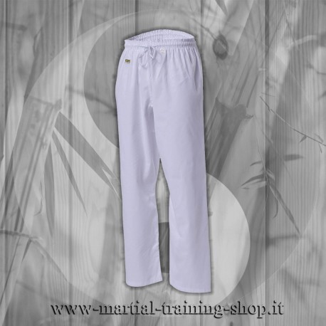 Pantaloni Bianchi Karate Tae Kwon Do Arti Marziali