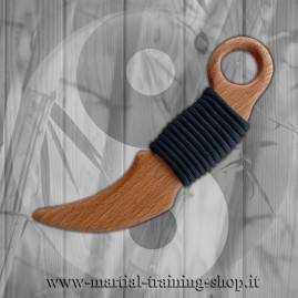 Coltello Karambit Legno Di Faggio Kali Escrima Allenamento Arti Marziali