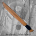 Espada in Legno di Faggio con Paracord Spada da Allenamento Kali Escrima Arti Marziali
