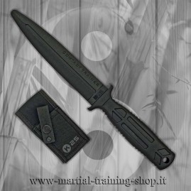 K25 Coltello Pugnale In Gomma Semi Rigida da Allenamento Arti Marziali Kali Krav Maga