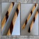 Bastone Rattan Spiral Carved Mori Da Allenamento Kali Escrima Krav Maga