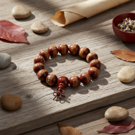 Bracciale Mala Shaolin Cedro Rosso | Legno Naturale YohoEssential